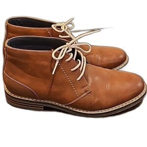 Arizona Jean Company Brown Leather Lace-Up Boots